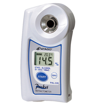 ATAGO(愛拓)便攜式數(shù)顯乙醇/酒精濃度計 PAL-33S
