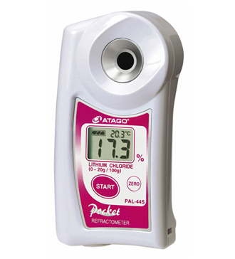 ATAGO(愛拓)便攜式數(shù)顯折射儀PAL-44S 氯化鋰濃度計