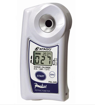 ATAGO(愛拓)便攜式數(shù)顯氯化鈉折射計PAL-04S 氯化鈉濃度計(S.G.)